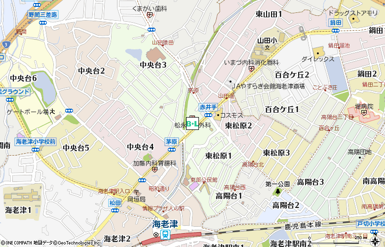 三光コンタクトサービス（海老津）付近の地図